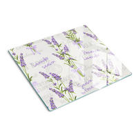GLASPLATTE 60x52 cm Lavendel - Lila, Glas (60/0.4/52cm) - TULUP