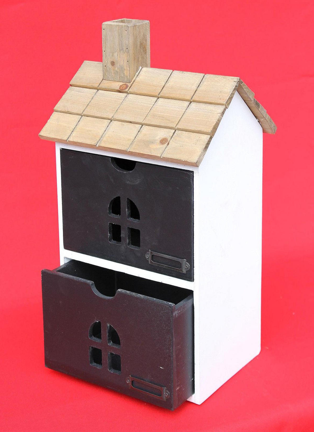 MINIKOMMODE Holz 22/17/43 cm - Weiß, Holz (22/43/17cm) - DanDiBo