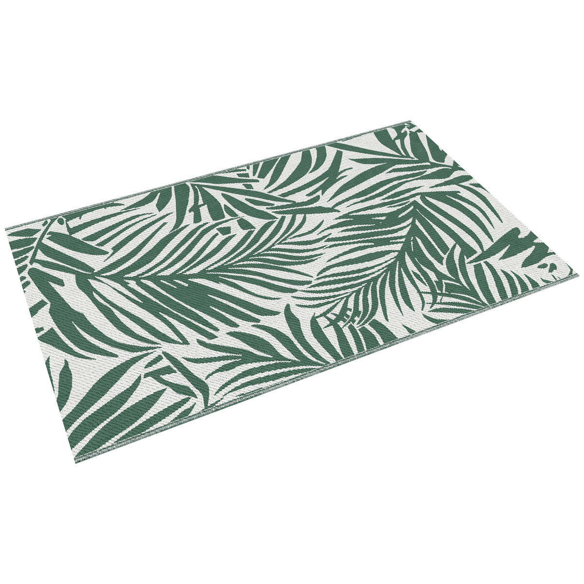 OUTDOORTEPPICH DE-10910 Dunkelgrün - Dunkelgrün, Kunststoff (243/152cm) - ComfortXL