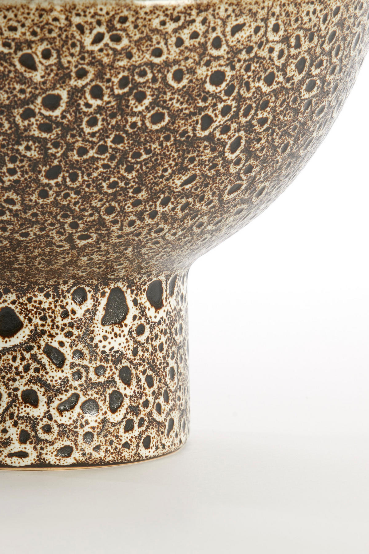 SCHALE Kavala Weiß Ø31,5/21 cm - Weiß, Keramik (31.5/21cm) - Light & Living