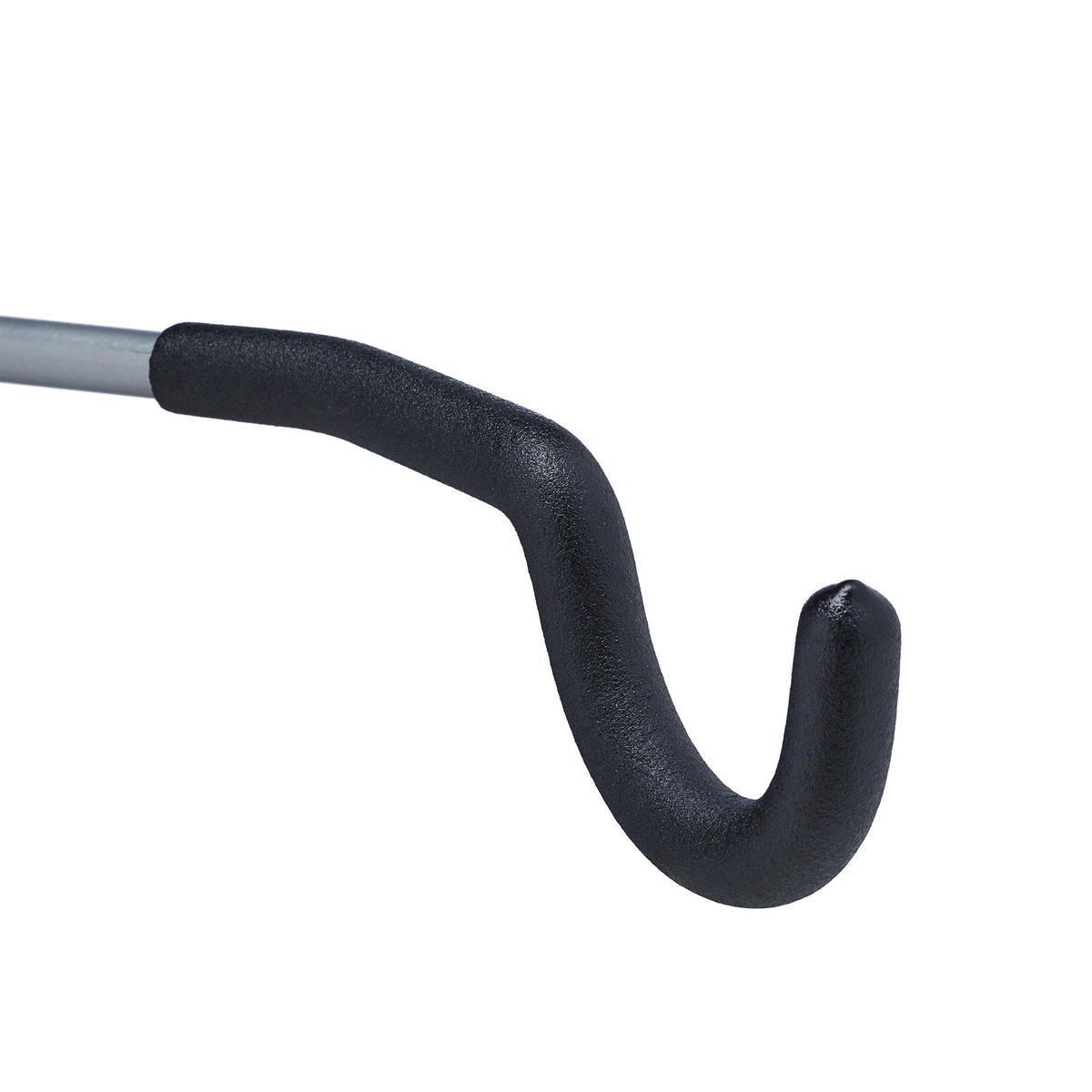 FAHRRADHALTERUNG Schwarz Silber klappbar Stahl 25 kg - Multicolor, Kunststoff/Metall (31/11/33cm) - Relaxdays