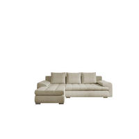 ECKSOFA TOMI Abriamo Beige Links - Beige, Holz (150/237cm) - Kaiser Möbel