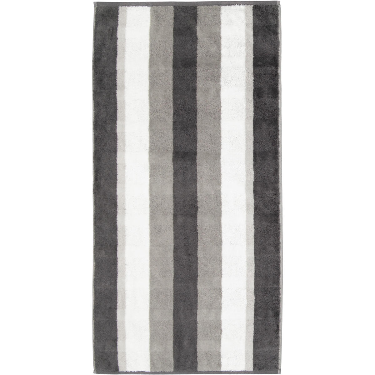 GÄSTETUCH NOBLESSE STRIPE 1087 ANTHRAZIT - 77 - Grau, Textil (30/50cm) - Cawoe