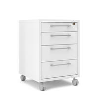 ROLLCONTAINER Weiß - Weiß, Holzwerkstoff (48/68/49cm) - ebuy24