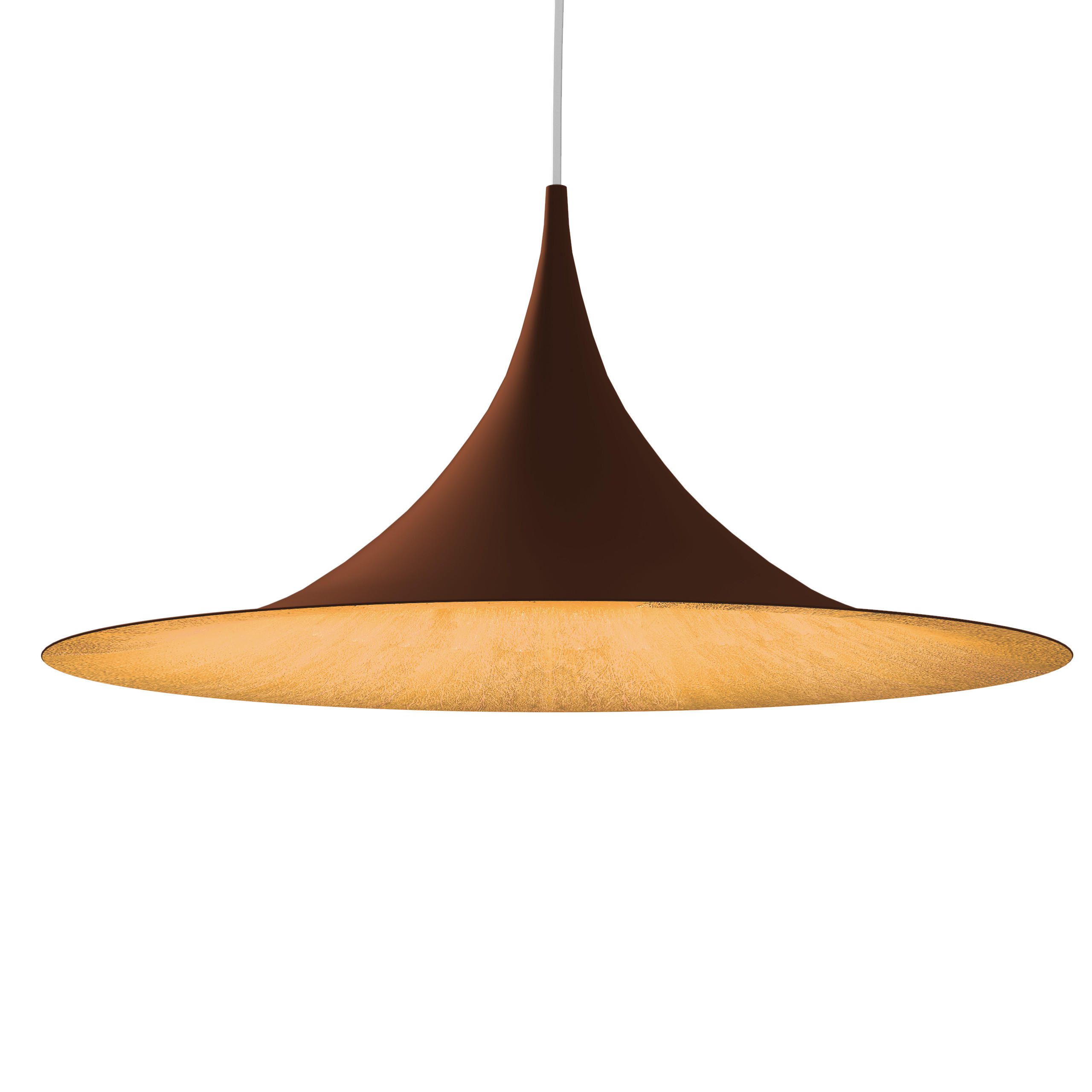 HÄNGELEUCHTE Louie - Goldfarben, Metall (33/33/16cm) - Lumicom