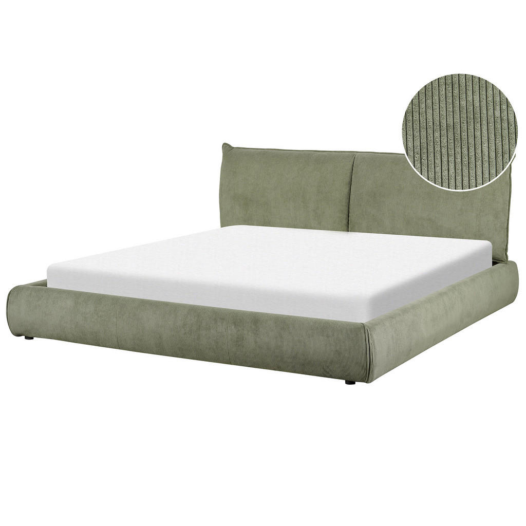 PAT cu somieră reps reiat 180/200 cm verde oliv Vinay