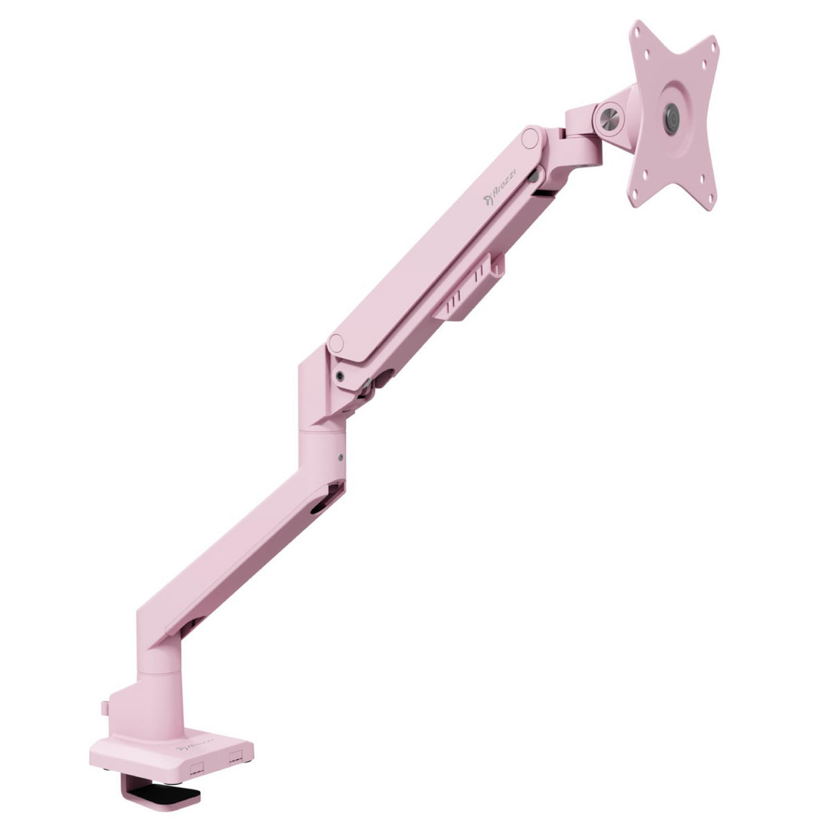 MONITORARM Alzare Neo Single Rosa - Pink, Metall (51/10/50cm) - Arozzi