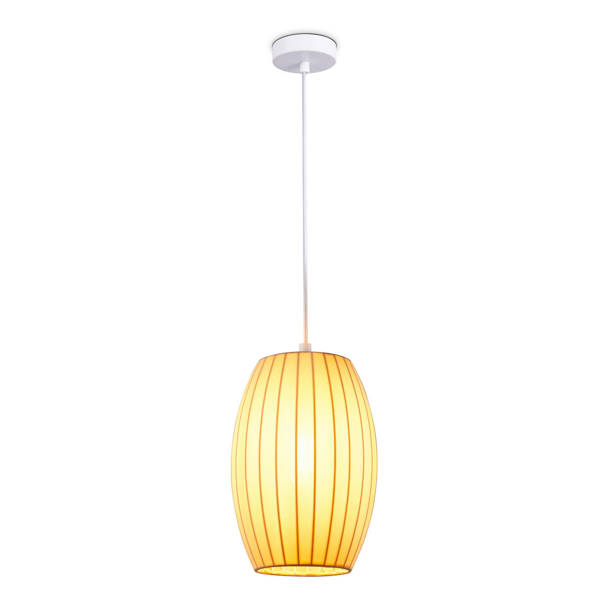 PENDELLEUCHTE Hugo Pd1 Linda - Weiß, Metall (17/17/29cm) - Paco Home