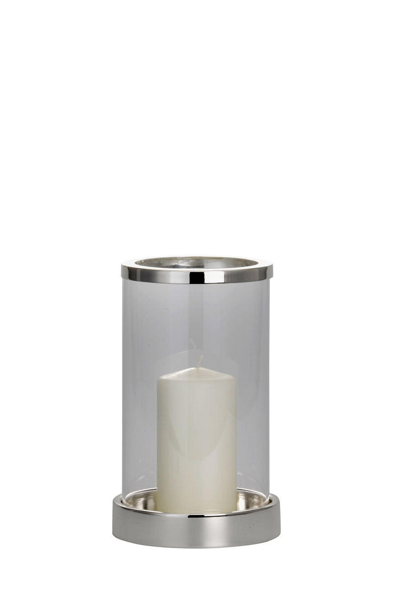 Hermann Bauer jun. Kollektion GmbH Windlicht Silber 13x20x20 cm