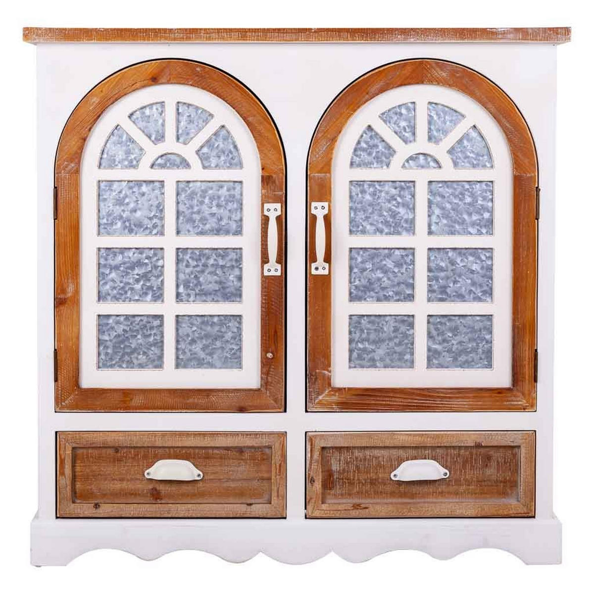 SIDEBOARD aus Holz 90x35x90 cm - Multicolor, Holz (90/90/35cm) - Wanderlust