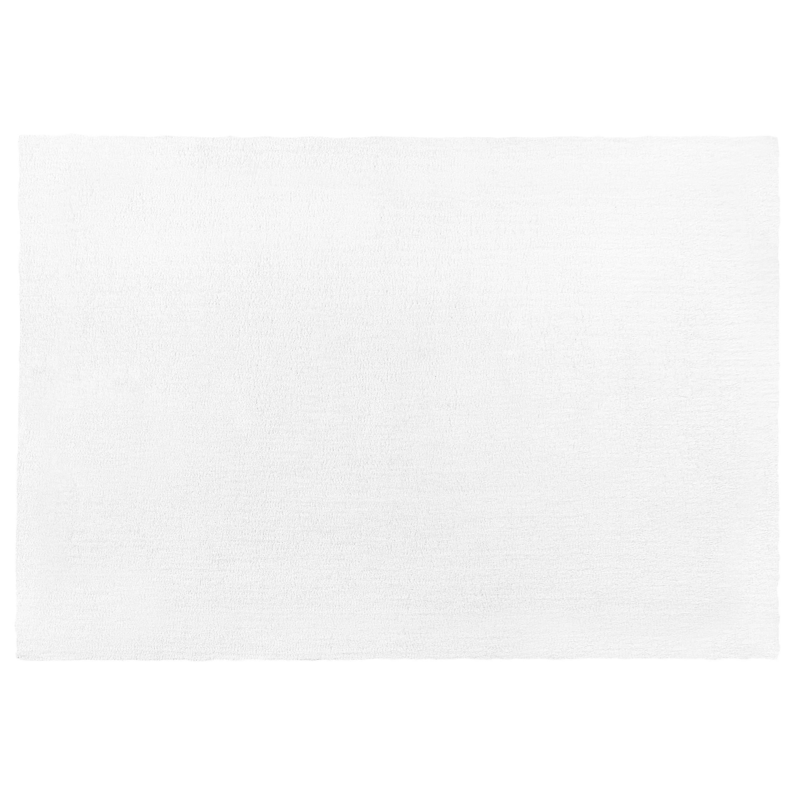 SHAGGY-TEPPICH Demre 200/140 cm - Weiß, Kunststoff (140/200cm) - Beliani