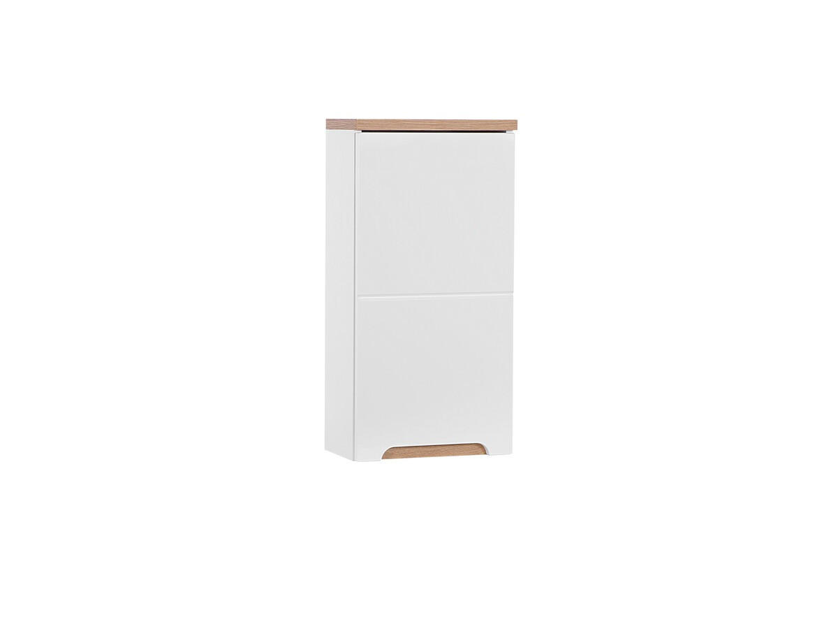 BADMÖBEL-SET 7 Teile - Bali White B BM17 in Weiß - Weiß Hochglanz, Holz (80/187/46cm)
