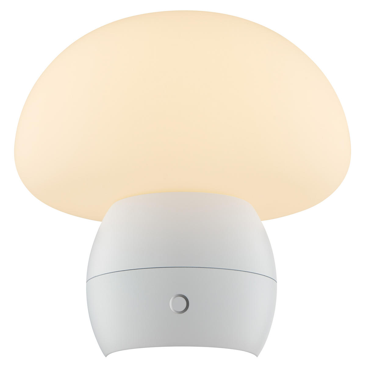 TISCHLEUCHTE Dupos Weiß 22/22/22,2 cm - Weiß, Kunststoff (22/22/22.2cm) - Brilliant