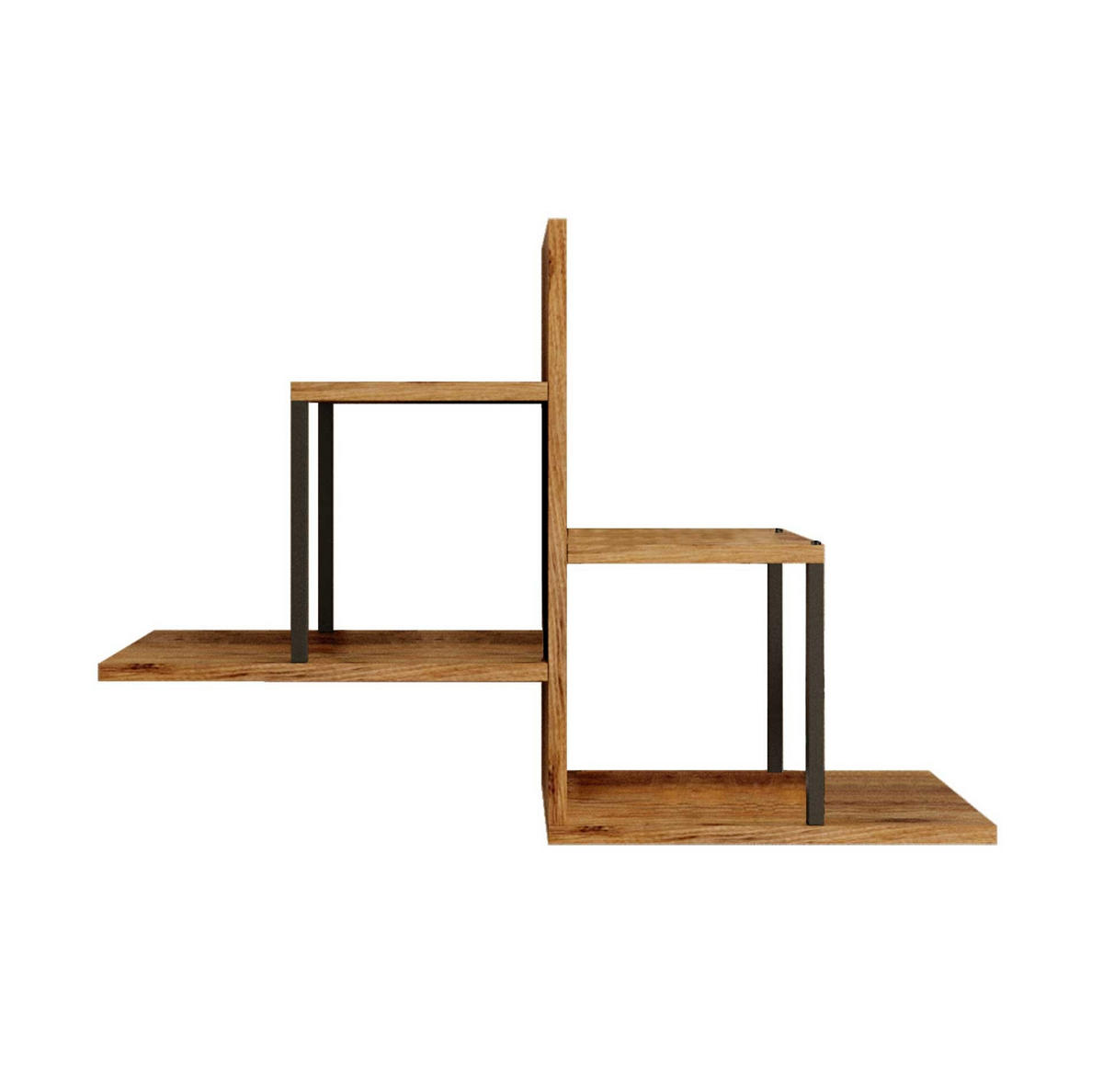 WANDREGAL 89/22/62 cm - Braun, Holz (89/62/22cm) - Mobili Rebecca