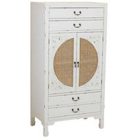 SCHRANK aus Holz, weiß, 70x40x135cm - Weiß, Holz (70/135/40cm) - Wanderlust