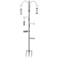VOGELFUTTERSTATION DE-10737 Schwarz - Schwarz, Metall (54.5/208/54.5cm) - ComfortXL
