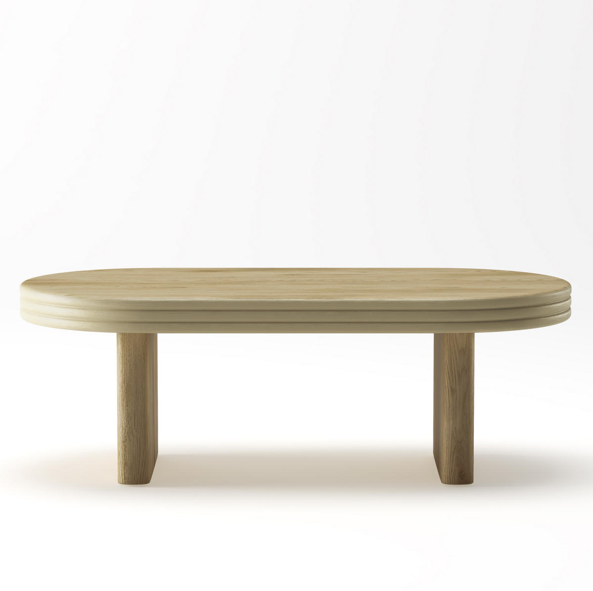 COUCHTISCH 120/60 cm in Natur aus MDF mit Holzfurnier - Naturfarben, Holzwerkstoff (120/60/41.5cm) - BEAOK