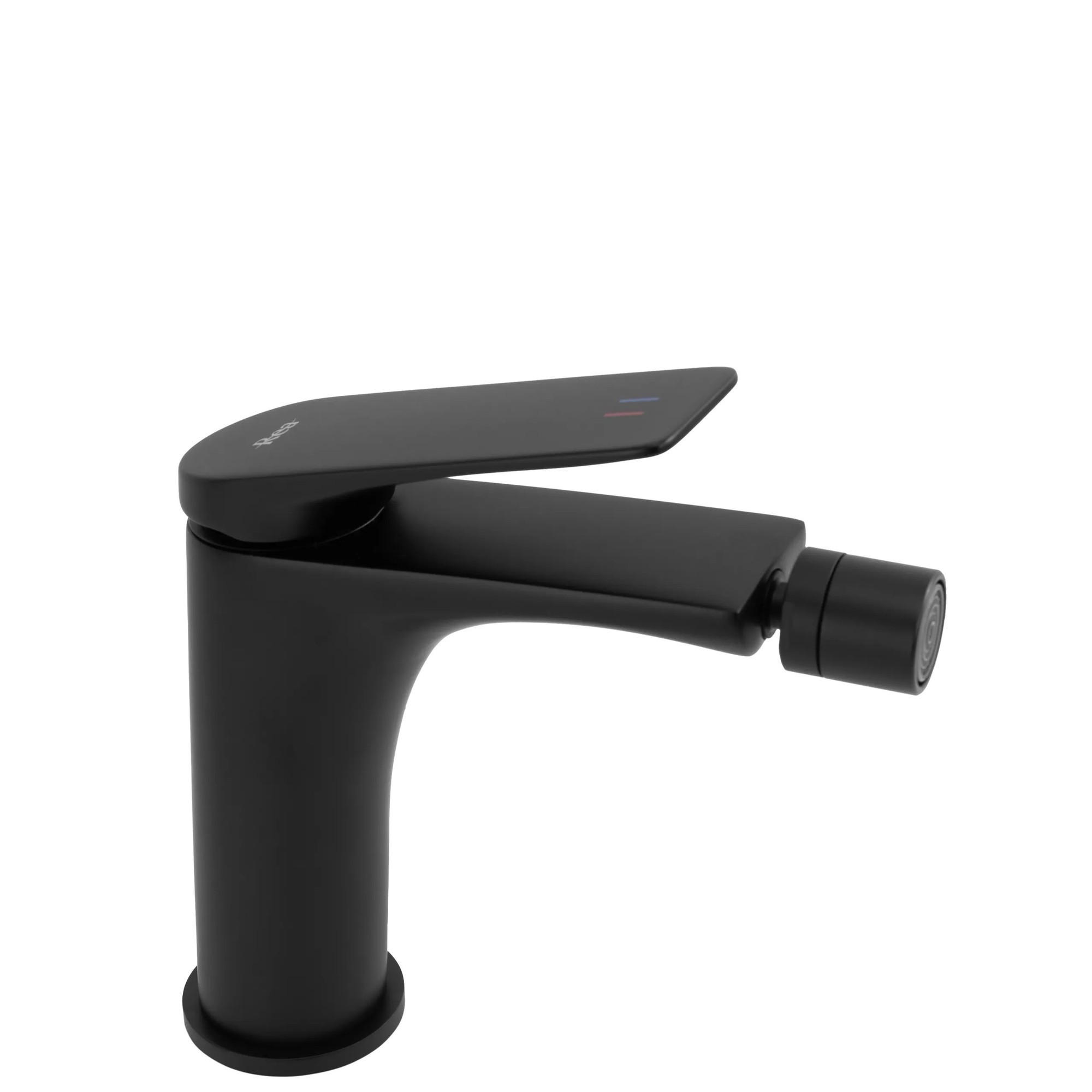 REA Bidetarmatur Schwarz 4.2x16.5x15.5 cm