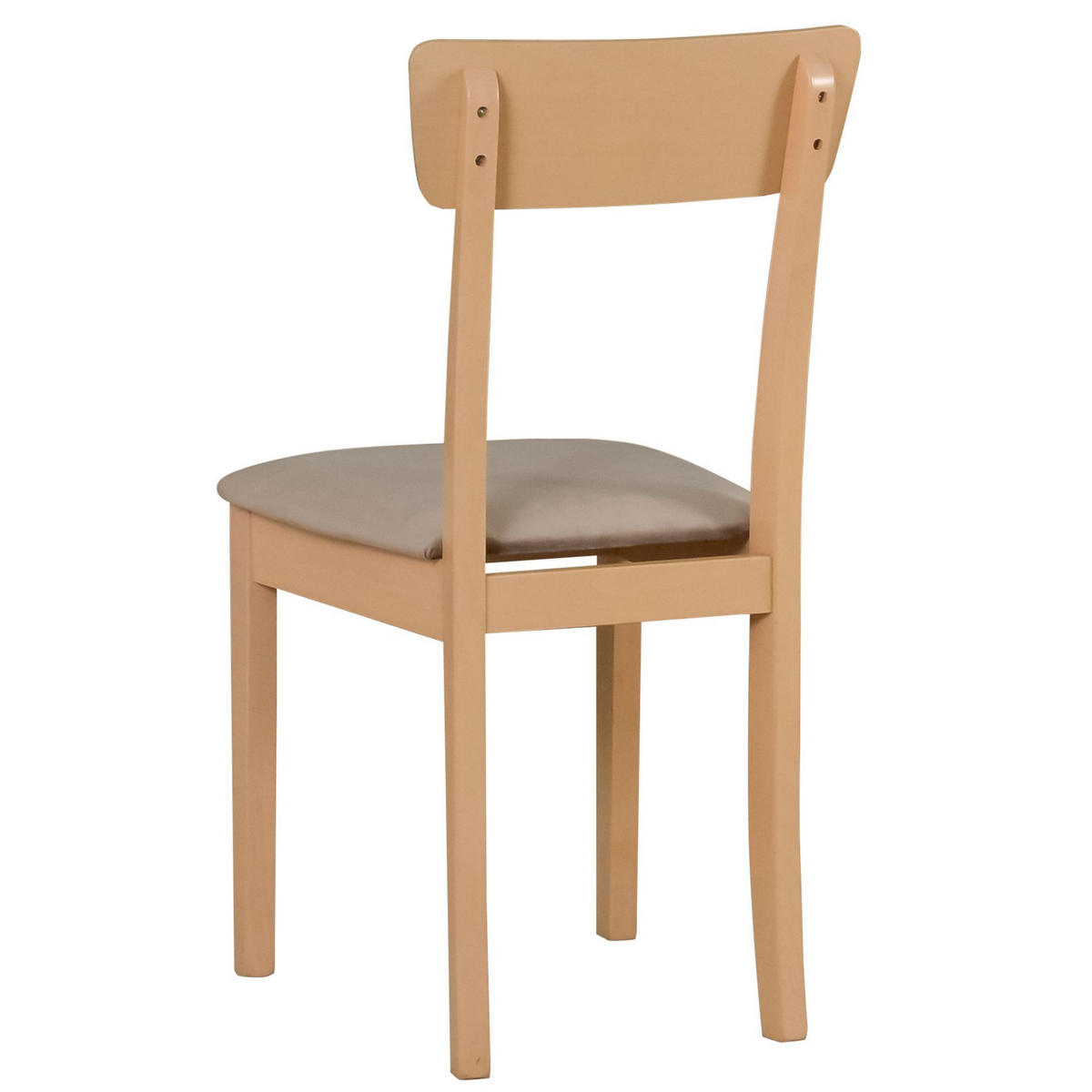 HOLZSTUHL Wehron Dunkelbeige/Sonoma-Eiche - Eichefarben, Holz/Textil (43/86/40cm) - Selsey