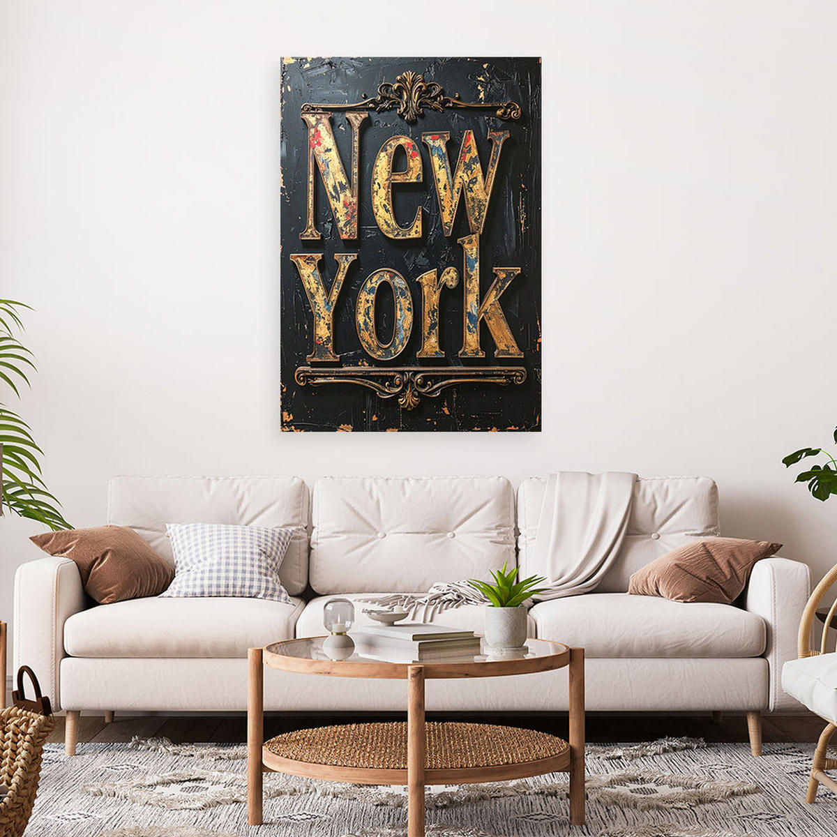 LEINWANDBILD Inschriften und Zitate 70x100cm - Schwarz, Textil (70/100cm) - Feeby