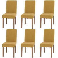ESSZIMMERSTUHL Gelb 6er-Set - Gelb, Textil (42/90/50cm) - MCW