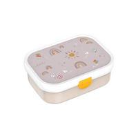 BROTDOSE MIT GABEL Campus (2026) Sunshine & Rainbow 750 ml - Beige, Kunststoff (13.2/6.1/17.8cm) - Mepal