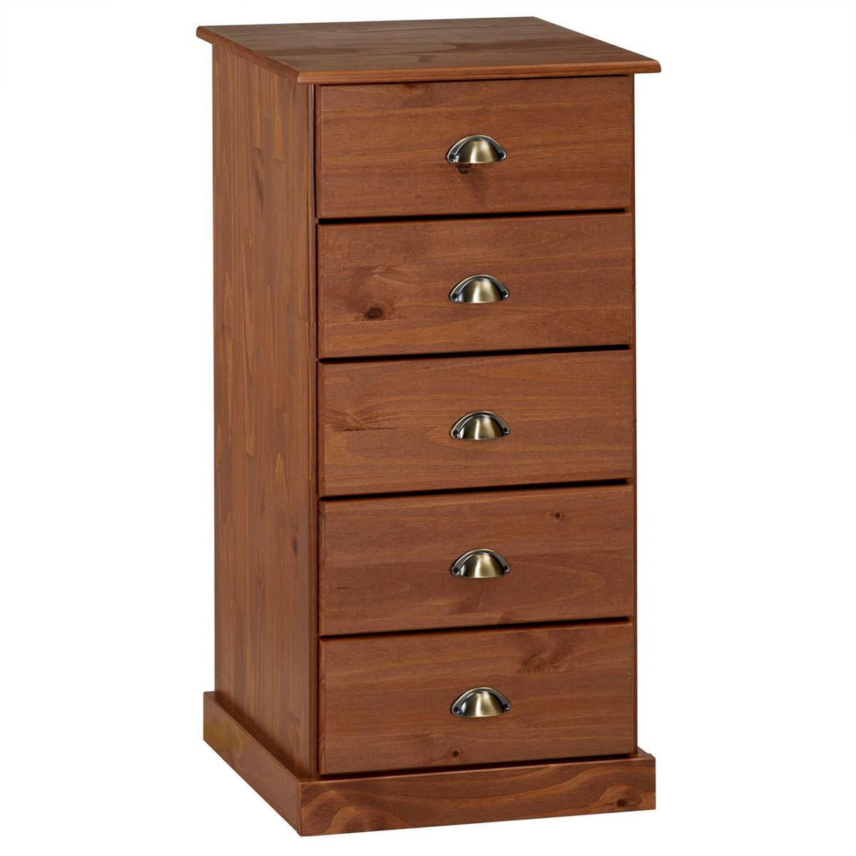 KOMMODE PARIS - Kastanienfarben, Holz (48/95/39cm) - IDIMEX