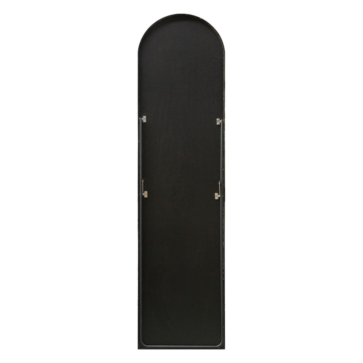 STANDSPIEGEL Bugnara - Schwarz, Glas/Metall (38.4/160/158.4cm) - [en.casa]