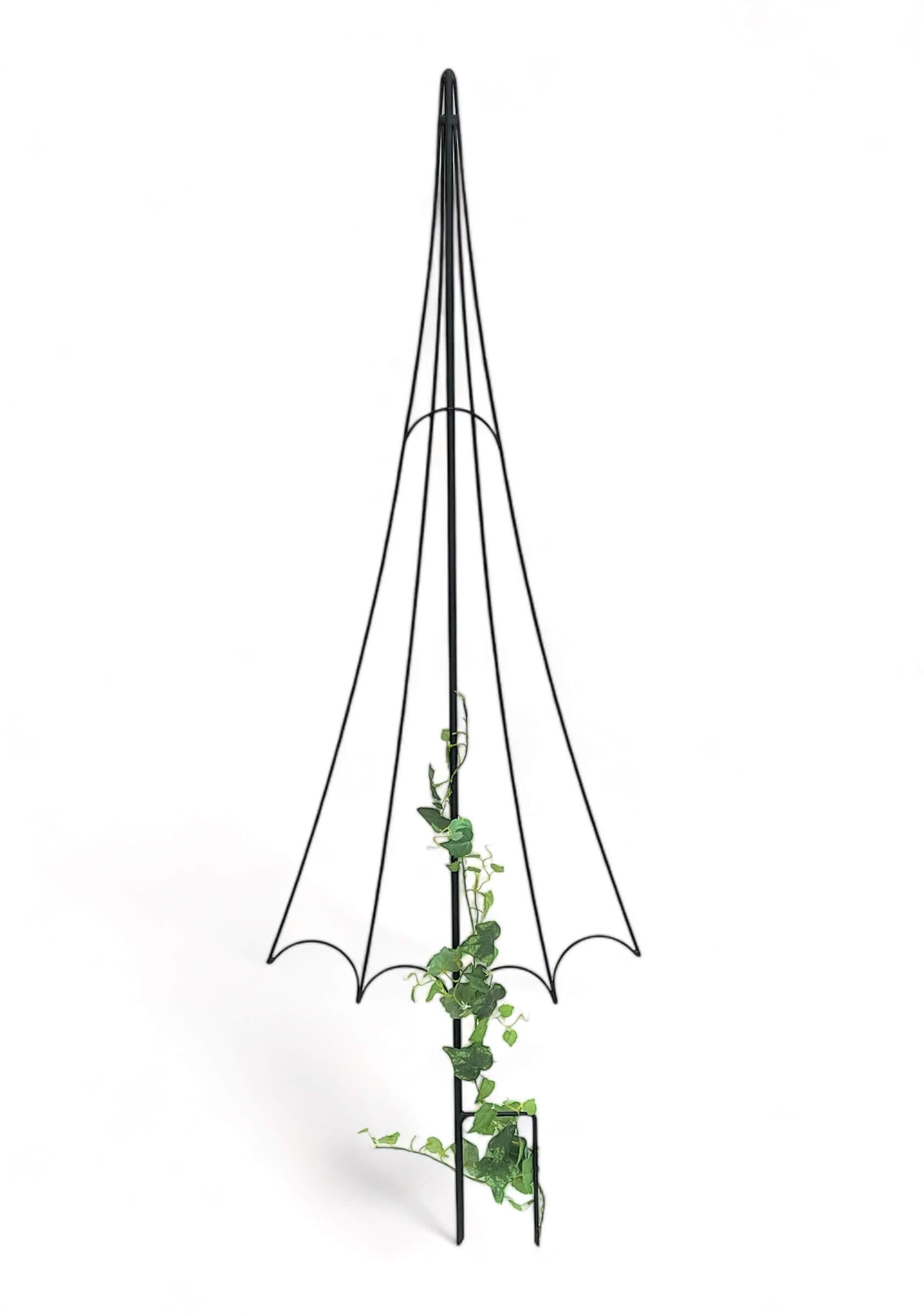 RANKHILFE Garten Metall Schwarz Regenschirm - Schwarz, Metall (48/147/0.6cm) - DanDiBo