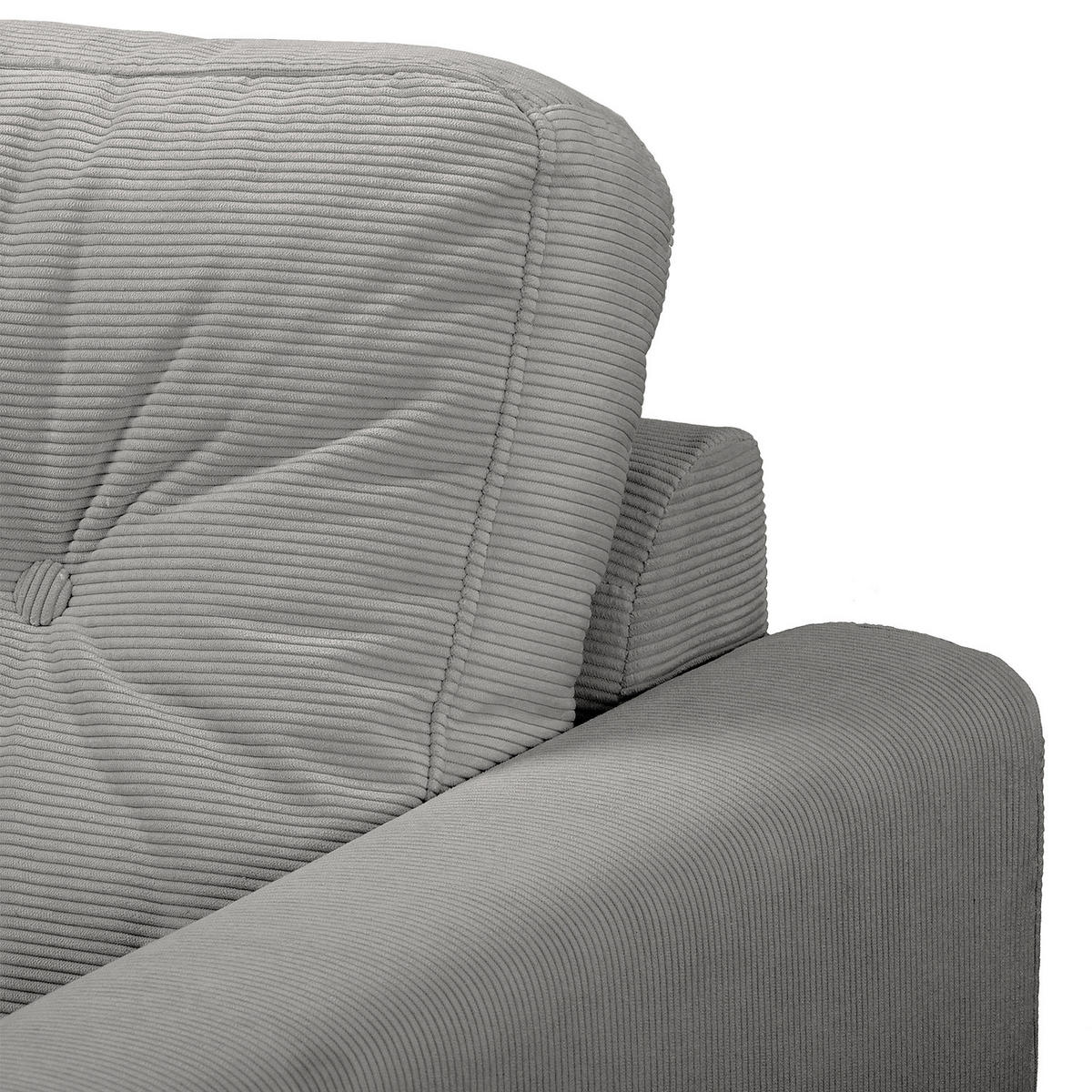 SESSEL - Braun/Grau, Holz/Textil (80/90/87cm) - home24
