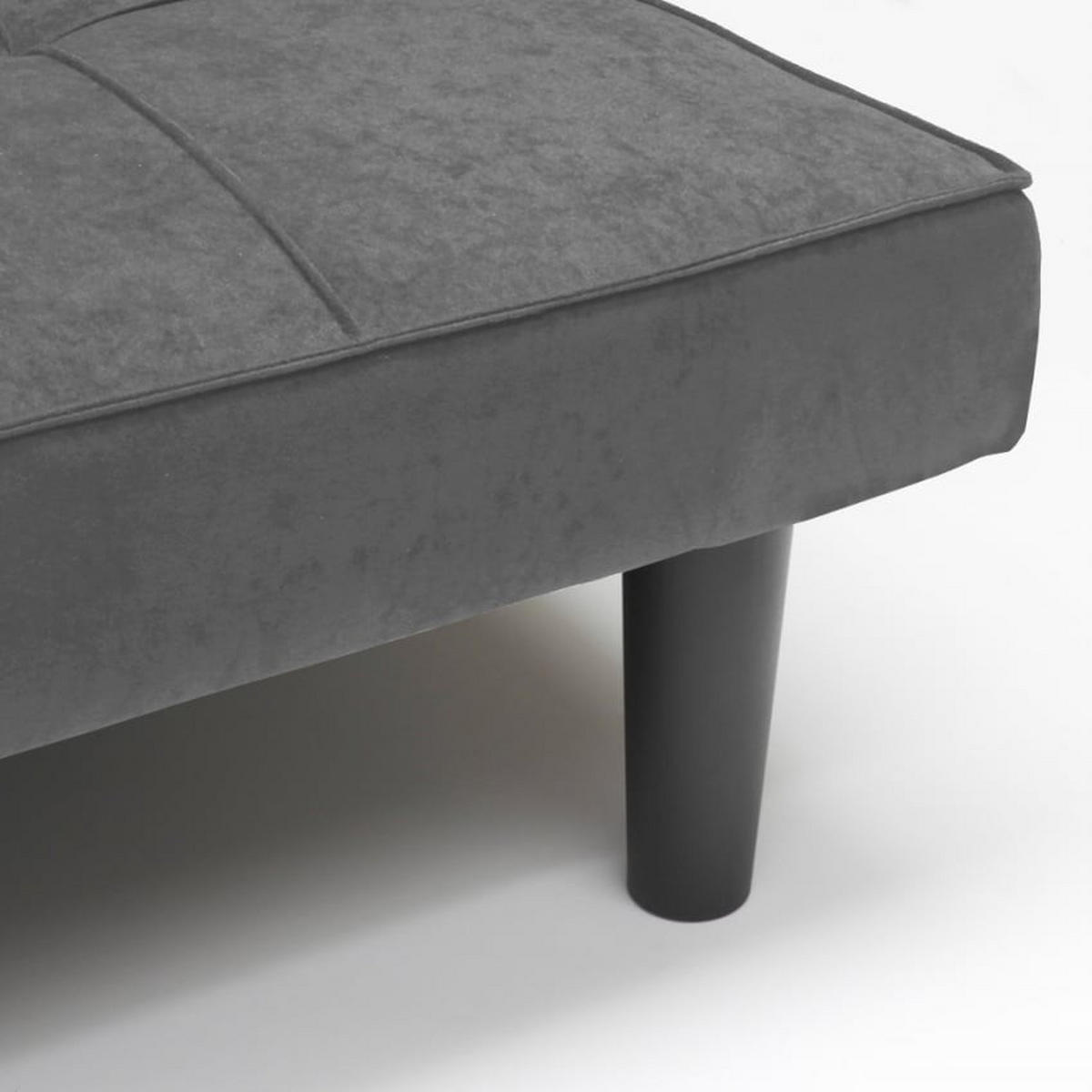 2-SITZER Sofabett Giada - Hellgrau - Grau, Textil (179/76/91cm) - Pasmara