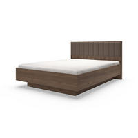 BETT mit Metallrahmen 160x200 Resta, Bettkasten, Eiche Dunin - Eichefarben, Holz/Metall (160/200cm) - Emporius