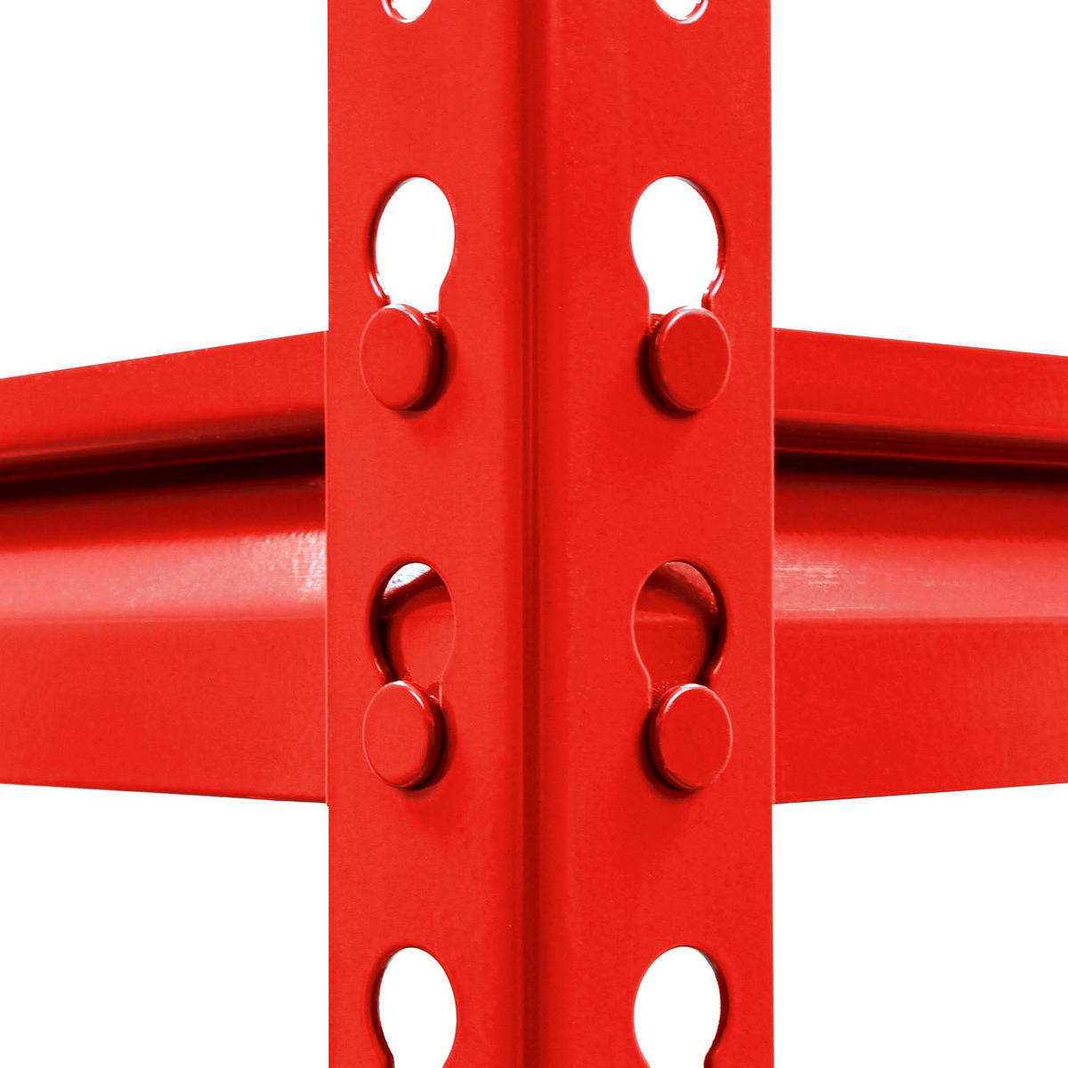 LAGERREGAL Z-Rax 90cm + 2 x Z-Rax 90cm - Rot, Metall (90/180/45cm)