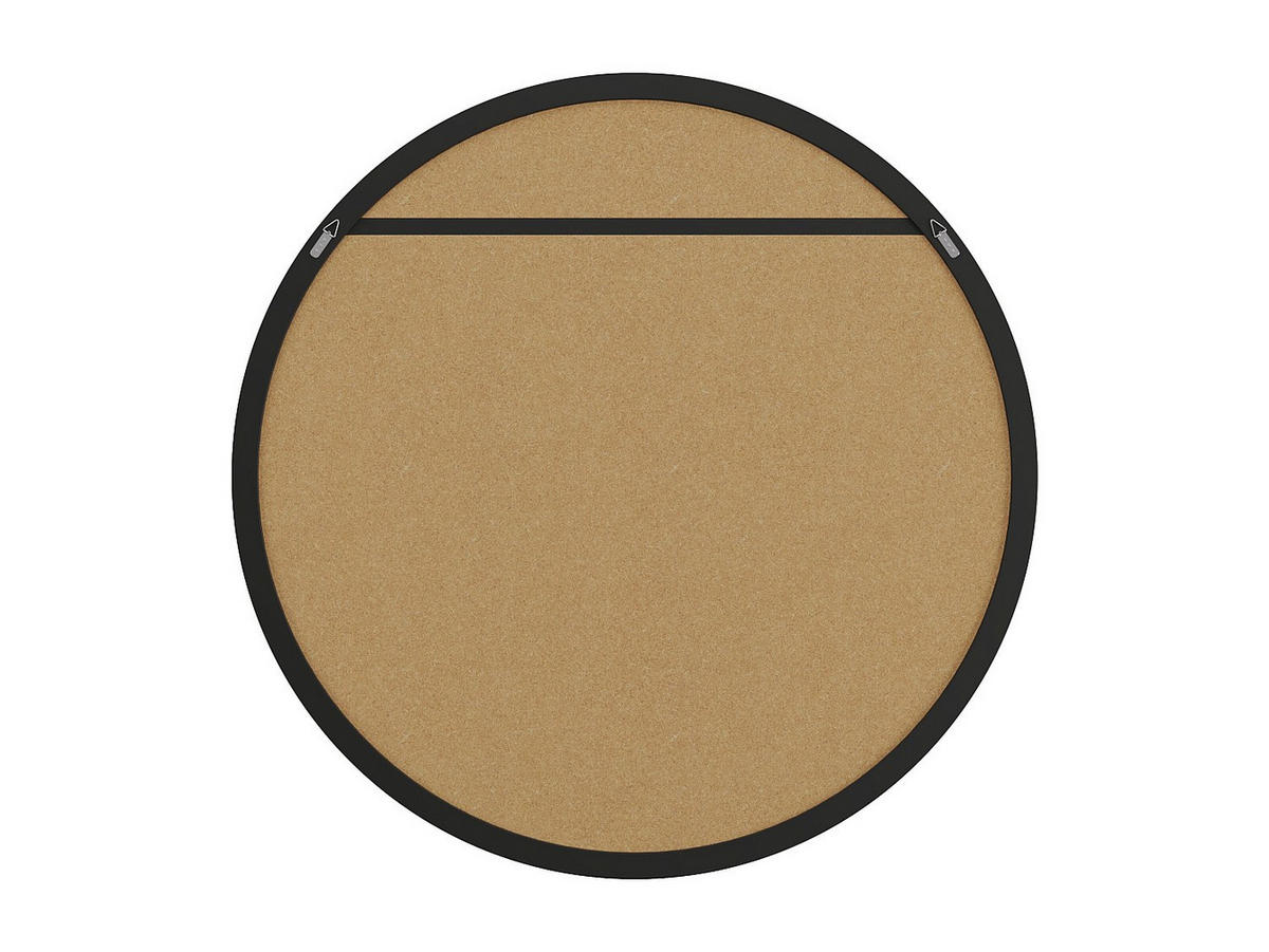 GROSSER Wandspiegel rund - Paulownia-Holz - 150 cm - Schwarz - ZANG - Schwarz, Holz (150/150/4cm) - Vente-Unique