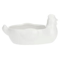 EIERHALTER/ Eierschale Henne "Gallina Portauova" Fattoria 21,5 x 14 x 11 - Multicolor, Keramik (14/11/21.5cm)