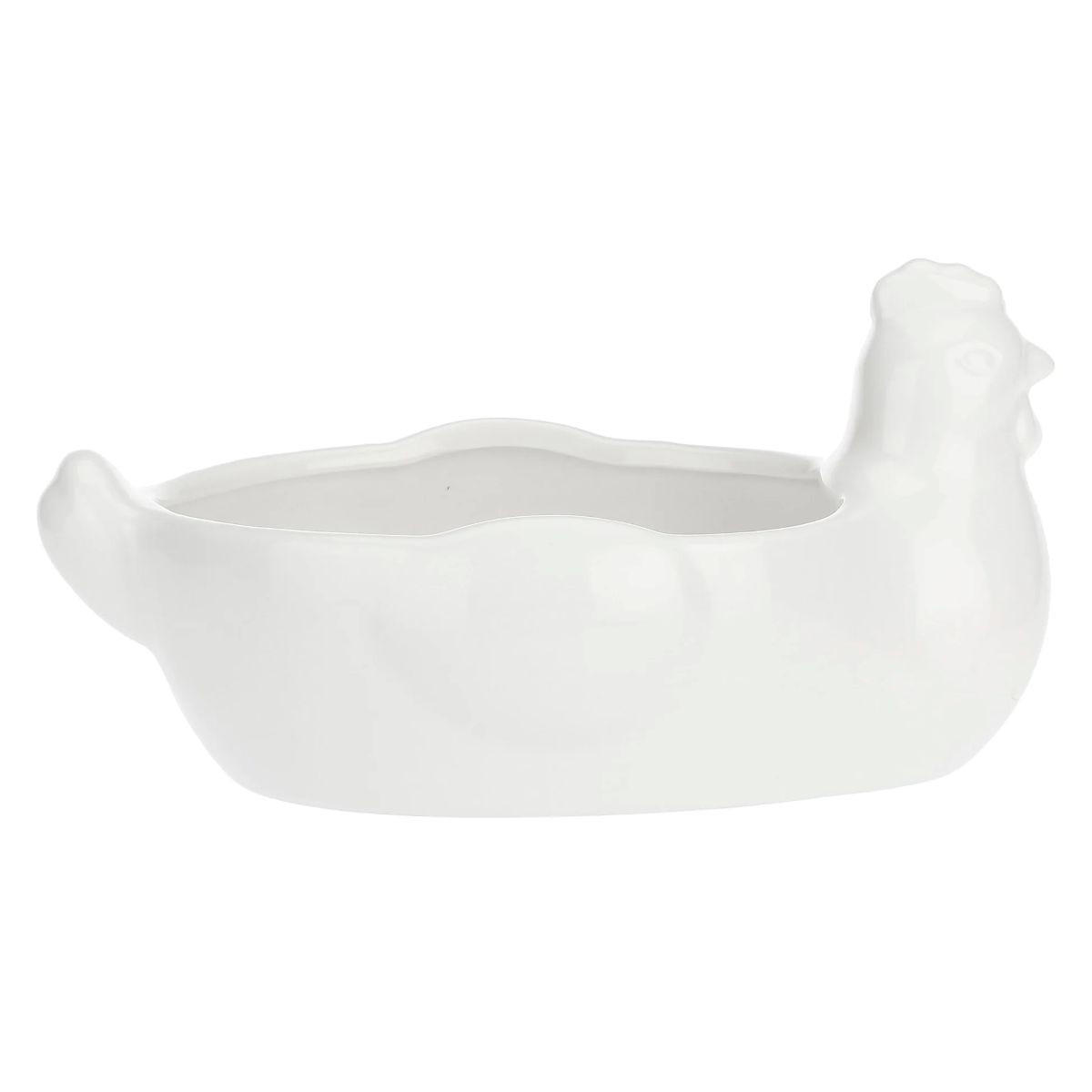 EIERHALTER/ Eierschale Henne "Gallina Portauova" Fattoria 21,5 x 14 x 11 - Multicolor, Keramik (14/11/21.5cm)