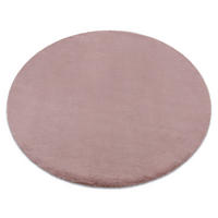 TEPPICH Bunny 100 cm - Pink, Textil (100/100cm) - rugsX