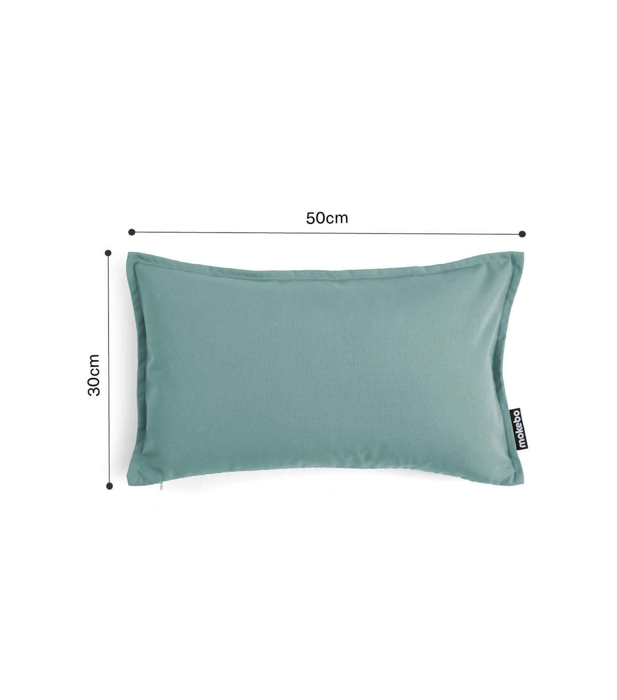 OUTDOORKISSEN SET Das Ruhepolster - Grün, Textil (50/6cm) - Mokebo