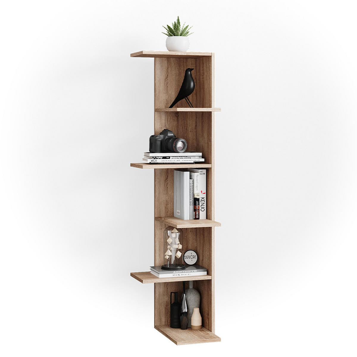 ECKREGAL Tera Sonoma 37 x 140.1 cm - Sonoma Eiche, Holzwerkstoff (37/140.1/37cm) - Vicco