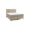 BOXBETT Denver 160x200 Beige - Beige, Textil/Metall (160/200cm) - VLR BEDS