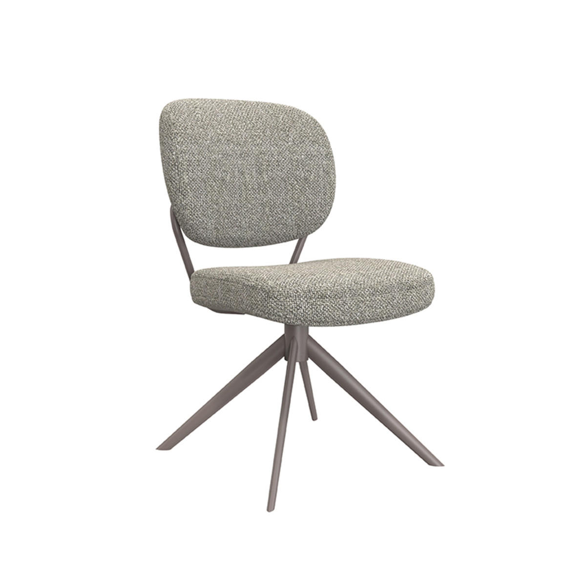 ESSZIMMERSTUHL Geneva Grau 63/49/90 cm 2er-Set - Grau, Textil (49/90/63cm) - LABEL51