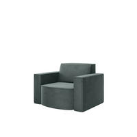 SESSEL Palma Opera Velvet - Smaragdgrün, Holzwerkstoff/Textil (98/74/89cm) - Fun Möbel