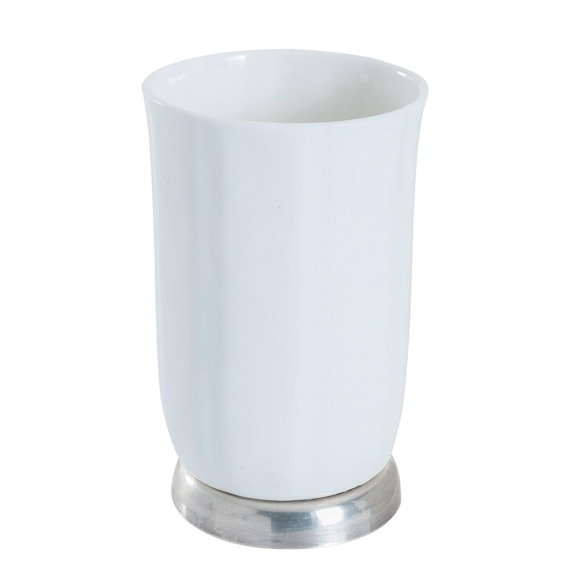 BADEZIMMER-SET - Waschbecken-Zubehör - Weiß, Metall (37/25/25cm) - Signature