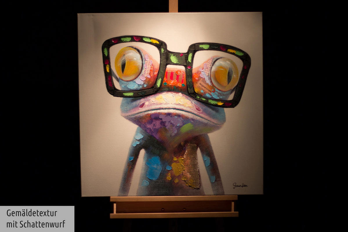 ÖLGEMÄLDE 80/80 cm - Multicolor, Holz/Textil (1.6/80cm) - KUNSTLOFT