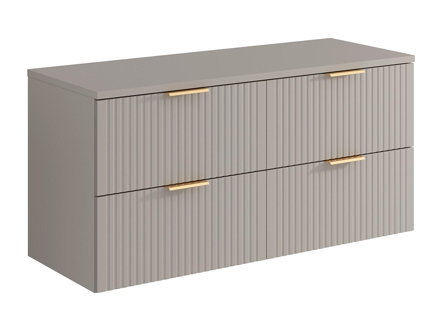 Vente-Unique Waschbeckenunterschrank Beige 120x57x46 cm
