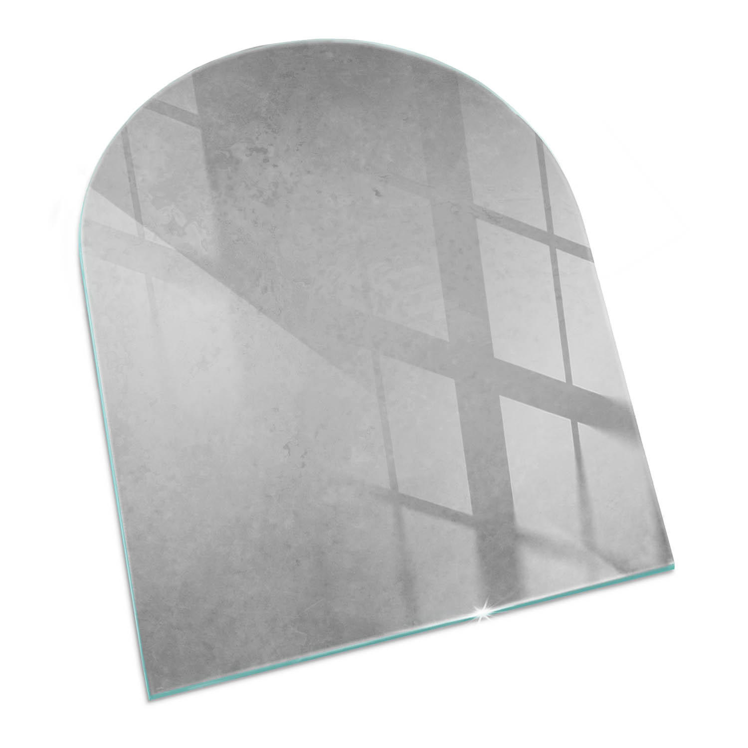 ArtPrintCave Glasplatte Grau 80x70x0.4 cm