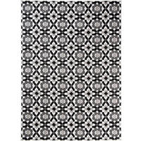 TEPPICH MAYA Grau Floral Mosaik Geometrisch 160/230 cm - Grau, Textil (160/230cm) - Tapiso