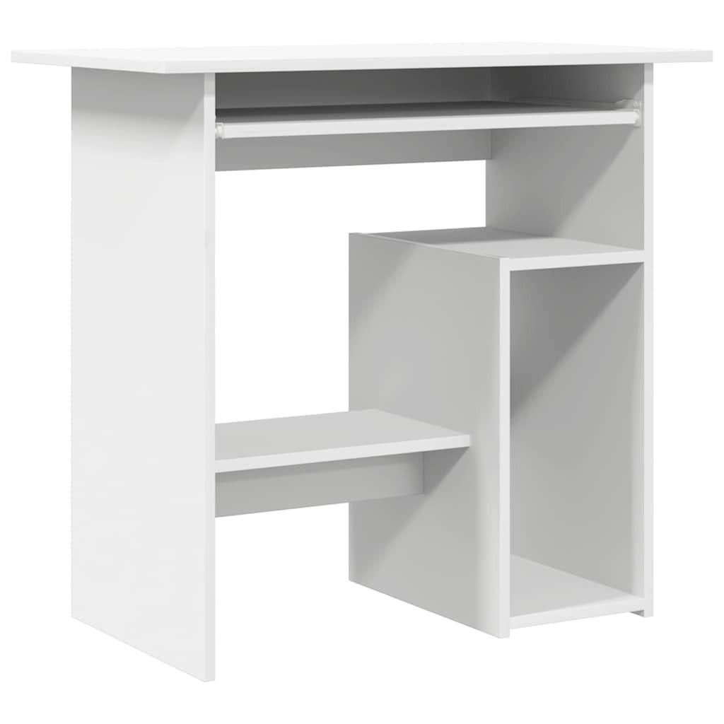 SCHREIBTISCH Weiß 80x45x74 cm Holzwerkstoff - Weiß, Holzwerkstoff (80/45/74cm) - furnicato