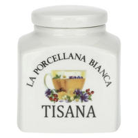 VORRATSDOSE Tisana 0,5 l - Multicolor, Keramik (10/10/11cm) - La Porcellana Bianca