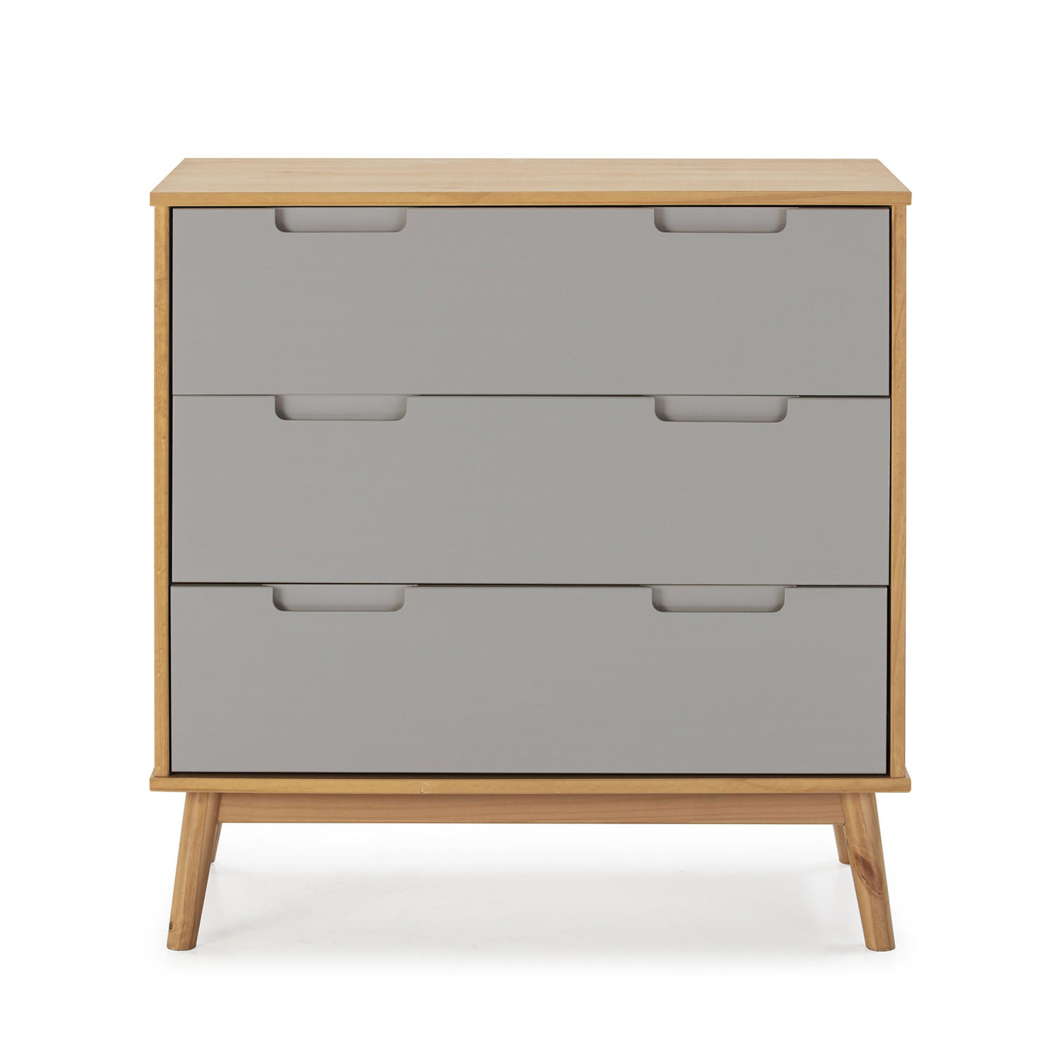 KOMMODE 80/82/40 Bruce - Wildeiche, Holz (80/82/40cm)